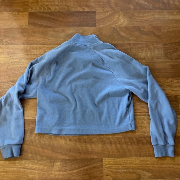 Blue Quarter-Zip Pullover - Picture 2 of 5